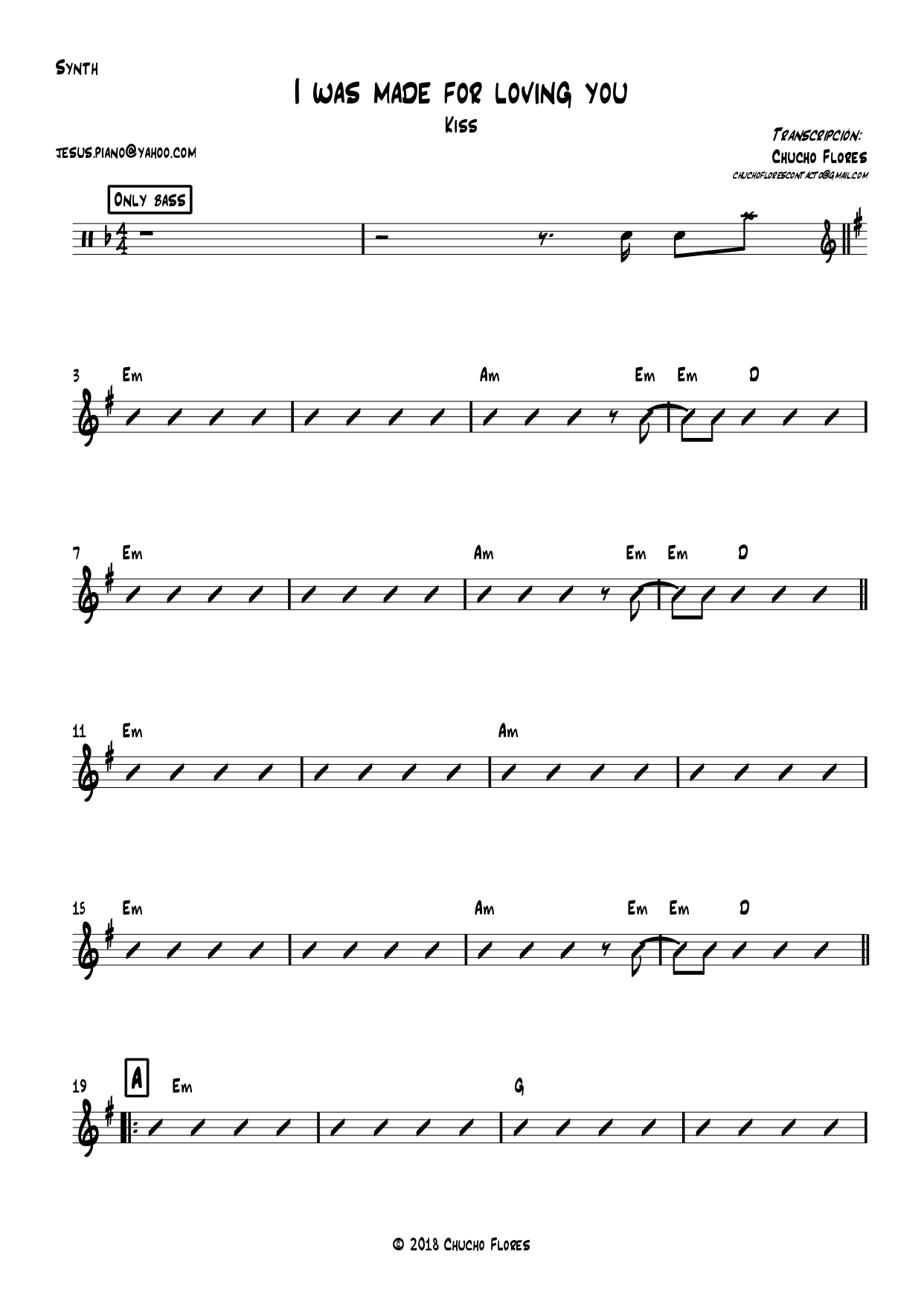 I was made for loving you - KISS