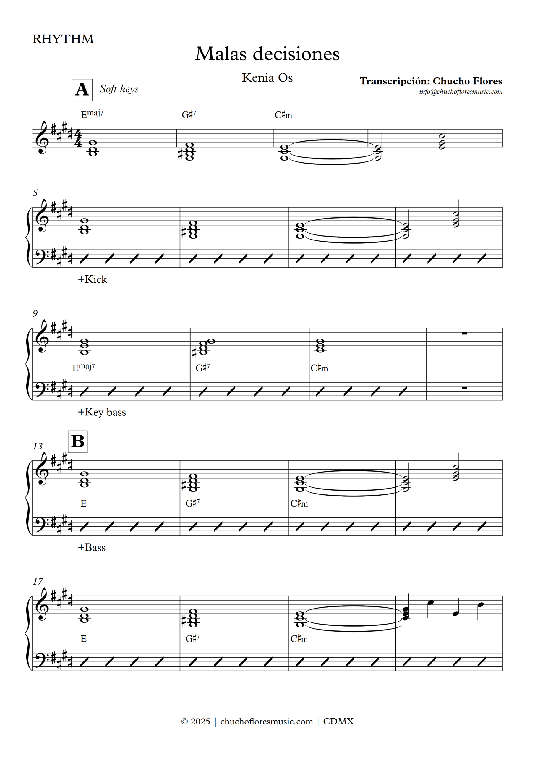 Malas Decisiones - Kenia OS | Master Rhythm
