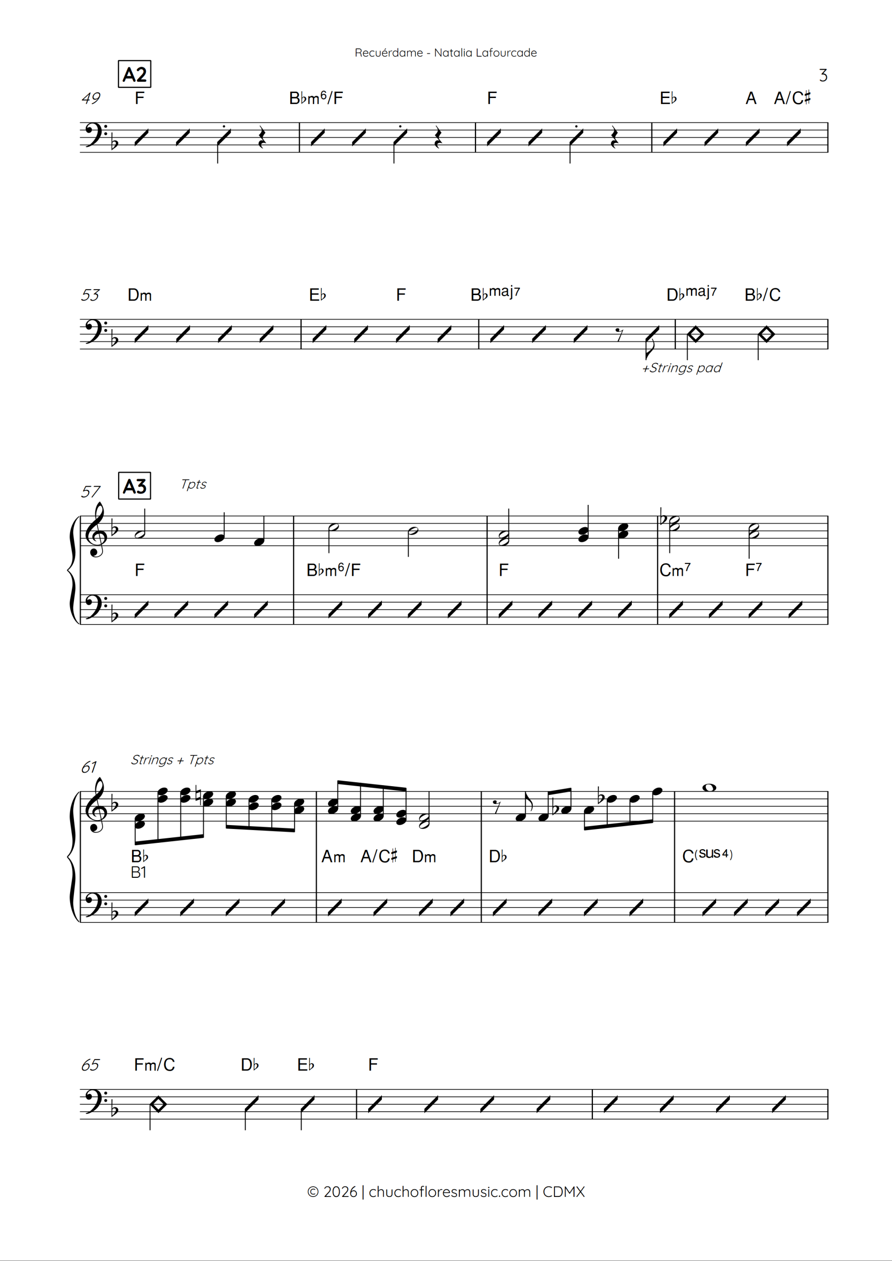 Recuérdame - Natalia Lafourcade, Carlos Rivera | Master rhythm - Imagen 2