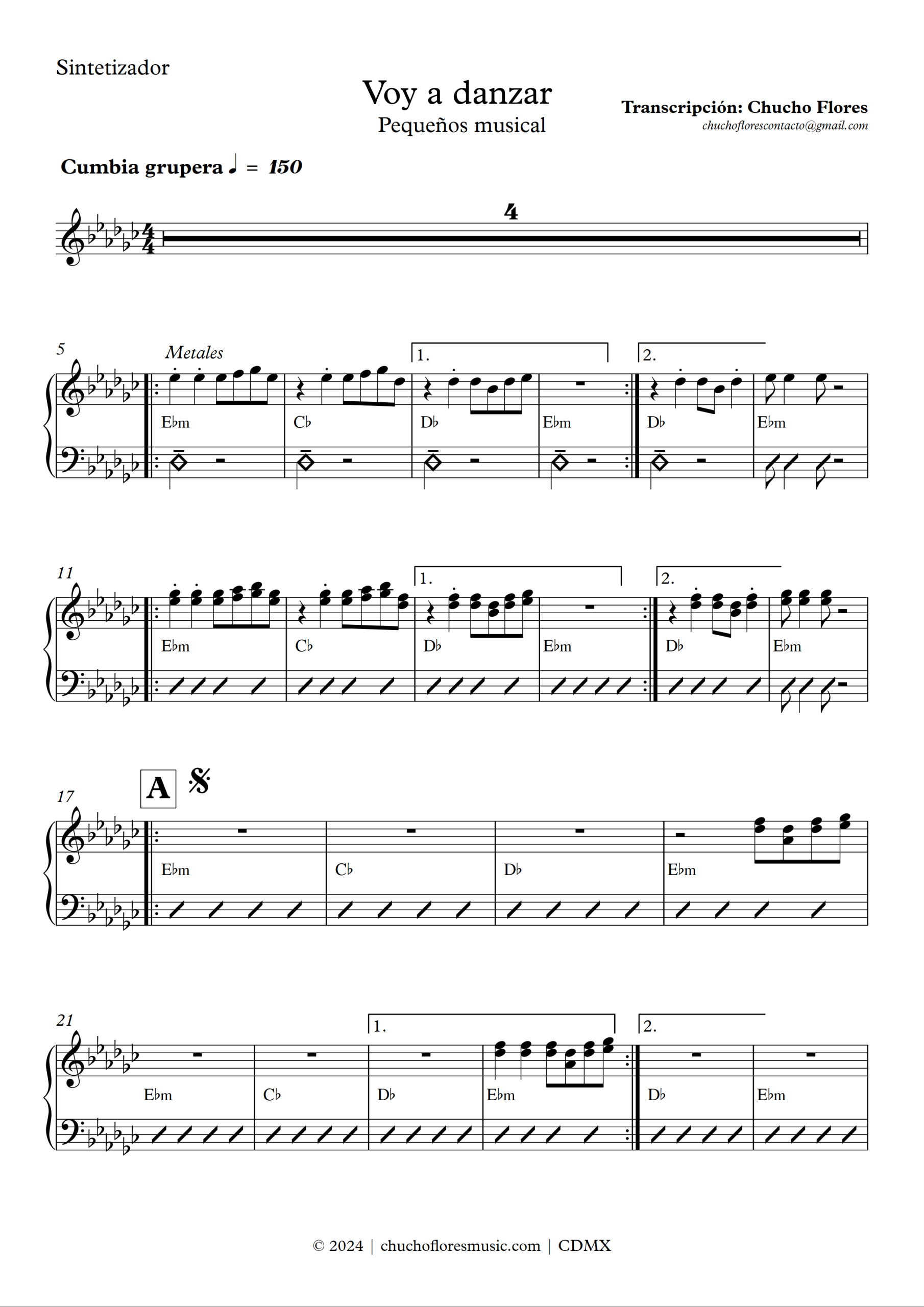Voy a danzar - Pequeños musical